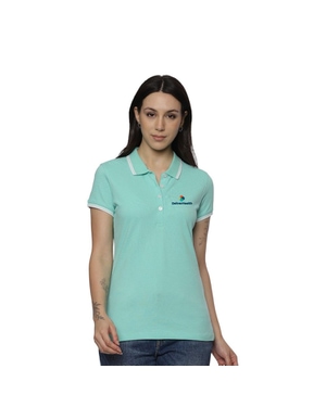 Allen Solly Polo T-shirt Women- Turquoise Green